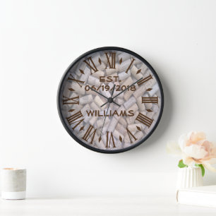 Personalised Wine Corks Clock