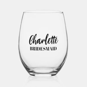 Personalised wine glasses