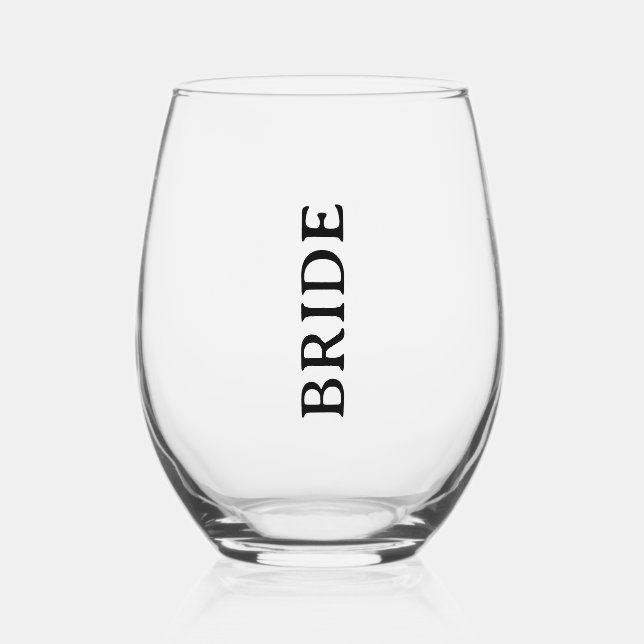 Personalised wine glasses  (Front)