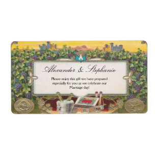 Personalised Wine Grapes Vineyard Labels