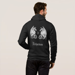 Personalised Winged Dragons  Hoodie