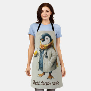 Personalised Winter Penguin “Best Doctor Ever” Apron