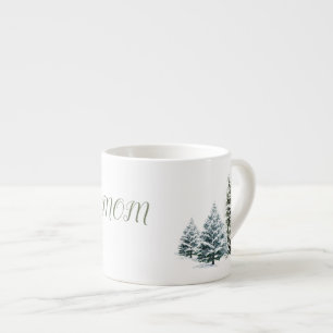 Personalised Winter Scene  Bone China Mug