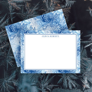 Personalised Winter Wonderland Blue Card