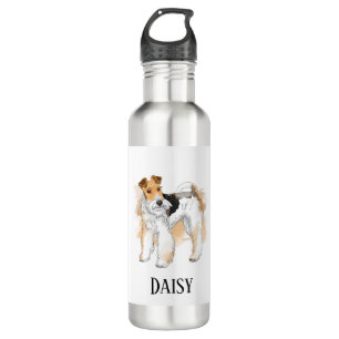 Personalised Wire Fox Terrier Photo 710 Ml Water Bottle