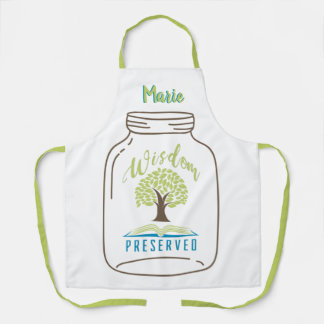 Personalised Wisdom Preserved Apron