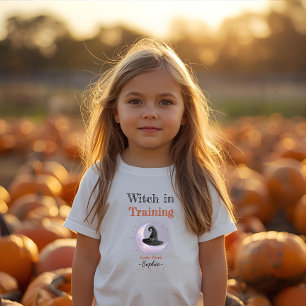  Personalised Witch in Training – Halloween  Toddler T-Shirt