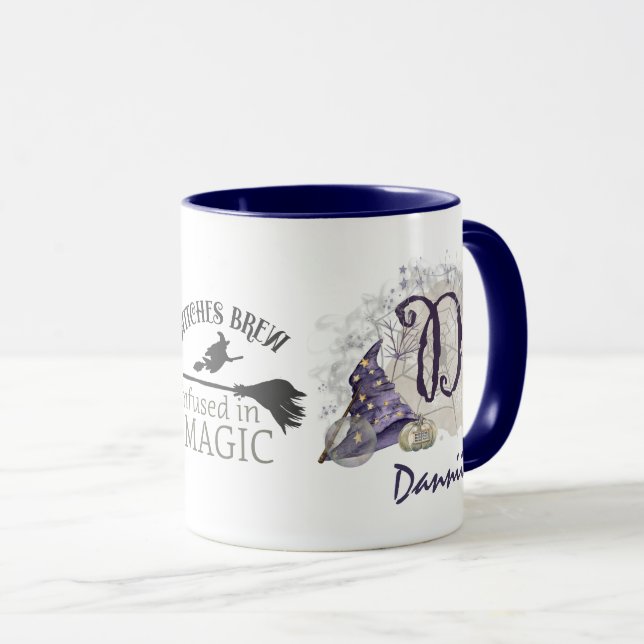 Personalised Witches Brew Mug (Front Right)