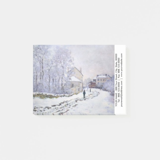 Personalised with Claude Monet Post-it Post-it Notes (Front)