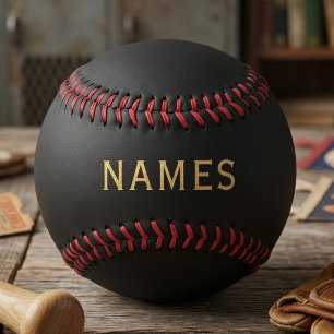 Personalised With Last Name or Nickname on Them Baseball