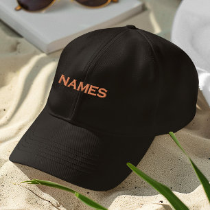 Personalised With Last Name or Nickname on Them Embroidered Hat