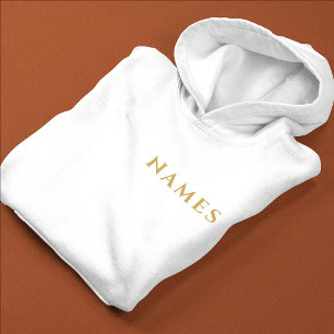 Personalised With Last Name or Nickname on Them Hoodie