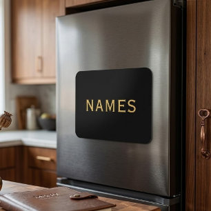 Personalised With Last Name or Nickname on Them Magnet