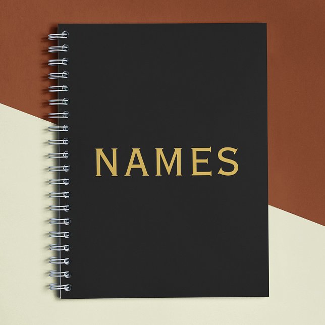 Personalised With Last Name or Nickname on Them Notebook (Creator Uploaded)