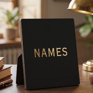 Personalised With Last Name or Nickname on Them Plaque