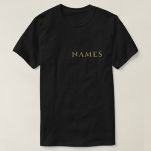 Personalised With Last Name or Nickname on Them T-Shirt