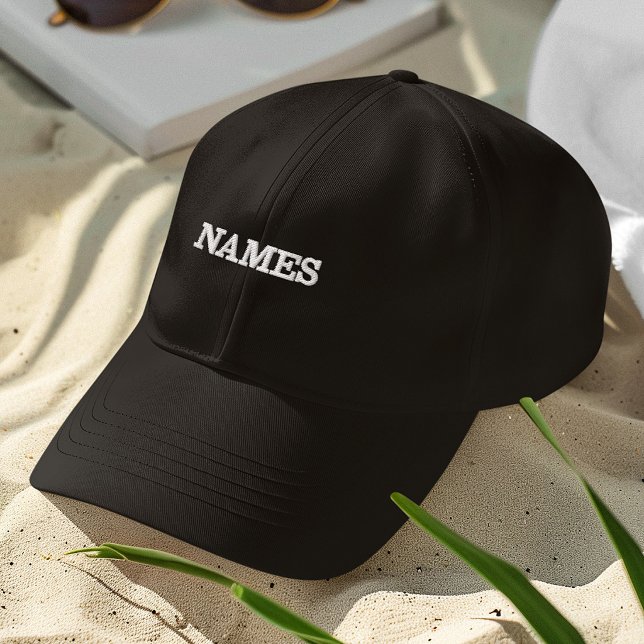 Personalised With Last or Nickname Name on Them Embroidered Hat (Creator Uploaded)