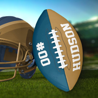 Personalised with name and number american football