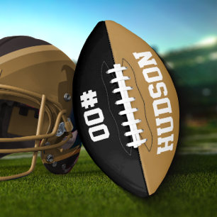 Personalised with name and number american football