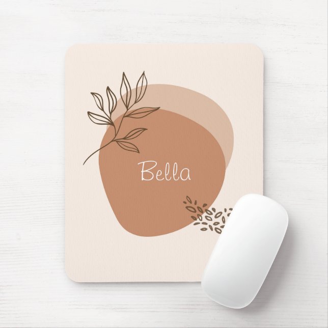 Personalised with name | 'Clay drizzle' |  Mouse Mat (With Mouse)
