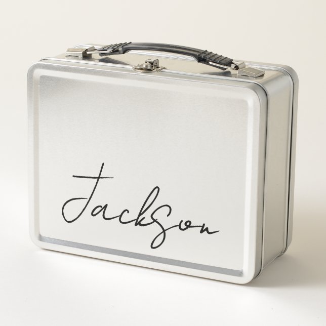 Personalised with Name Metal Lunchbox (Front)
