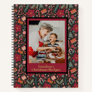 Personalised with Photo Christmas recipes book
