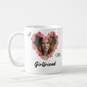 Personalised with photo  I Love My Girlfriend Mug