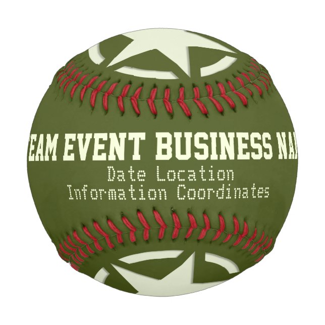 Personalised with Your Text Star Event Ball (Front)