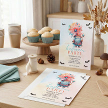 Personalised Wizard Halloween Party Invitation