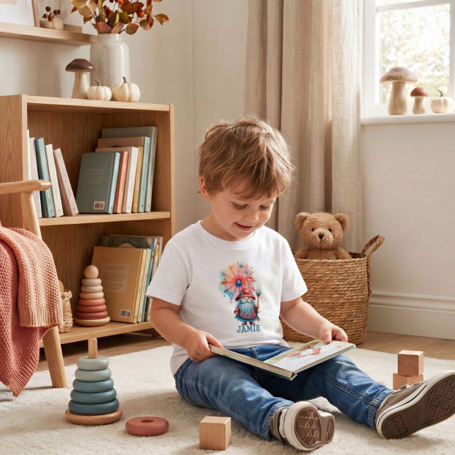 Personalised Wizard Toddler Halloween Shirt (Creator Uploaded)