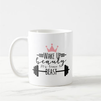 Personalised Woman's Weight Lifting Gym Fitness  Coffee Mug