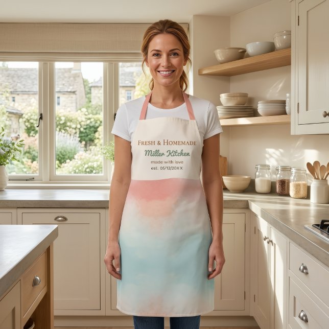 Personalised Women Kitchen Apron Custom Name Chef  (Creator Uploaded)