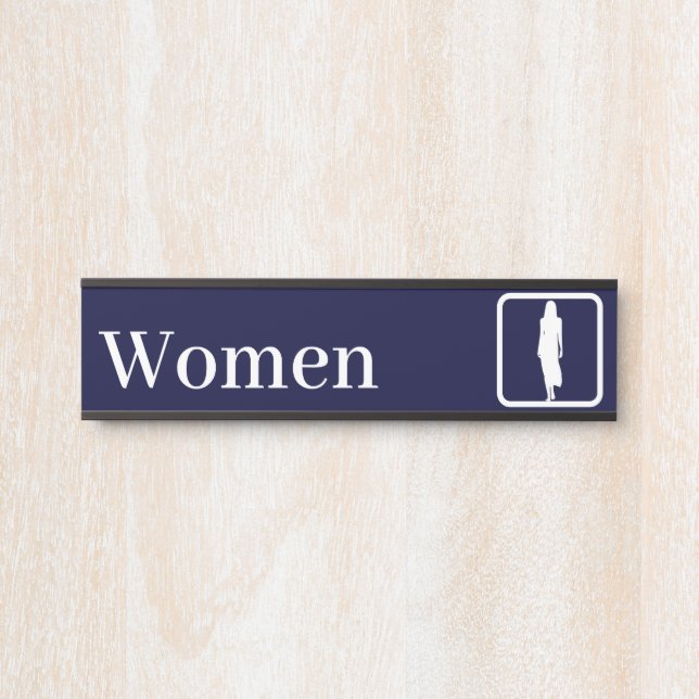 Personalised Women Restroom Signs (Front)