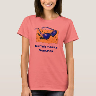 Personalised Women's Family Vacation T-Shirts