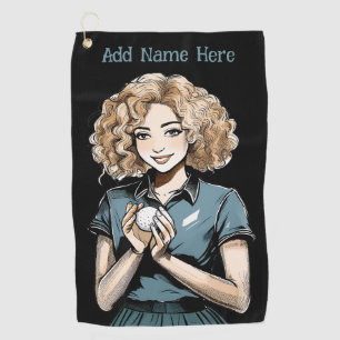 Personalised Women's Golf Towel