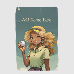 Personalised Women's Golf Towel
