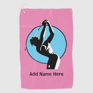 Personalised Women's Golf Towel