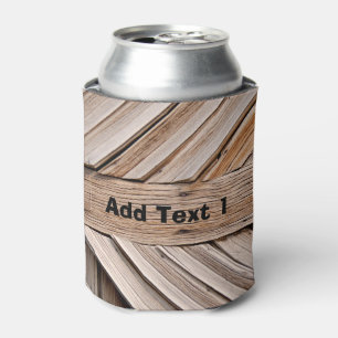 Personalised - Wooden Doors with Chain Lock Can Cooler