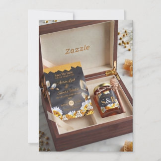 Personalised Wooden Gift Box for Wedding & Event Invitation