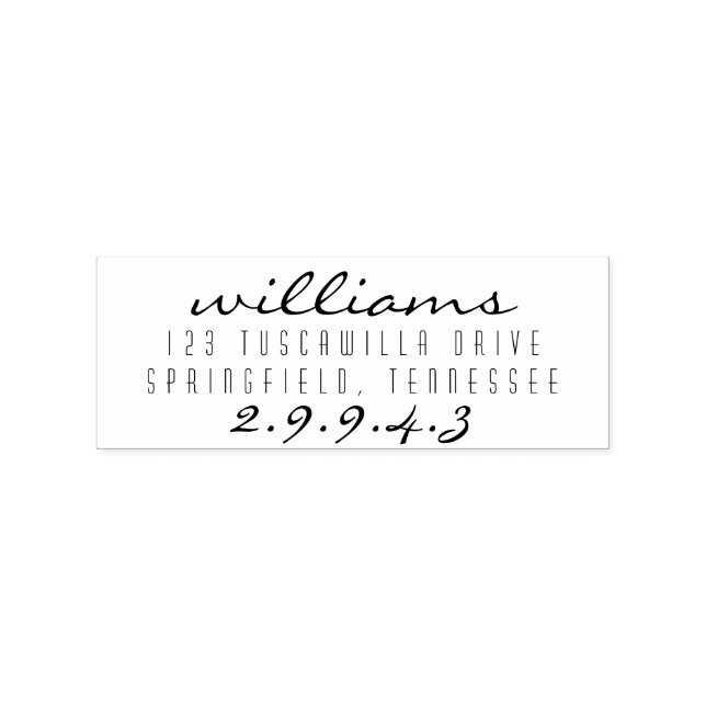 Personalised Wooden handle stamp (Imprint)