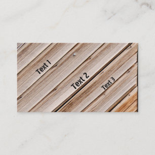 Personalised - Wooden Strips Business Card