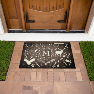 Personalised Woodland Barn Accent Door Floor Mat