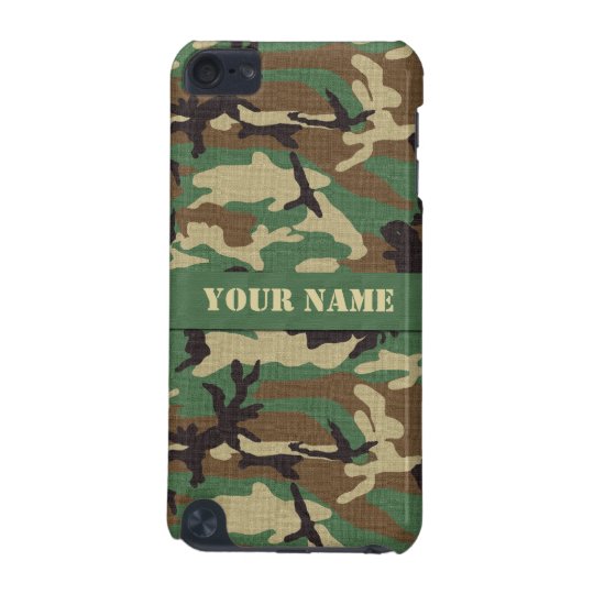 Personalised Woodland Camo iPod Touch 5G Case
