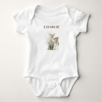 Personalised Woodland Deer Baby