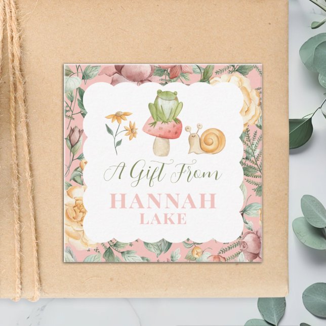 Personalised Woodland Fairy floral Girls Gift Enclosure Card (Creator Uploaded)