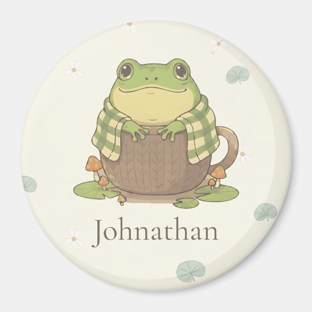 Personalised Woodland Meet Zochi Magnet (Front)