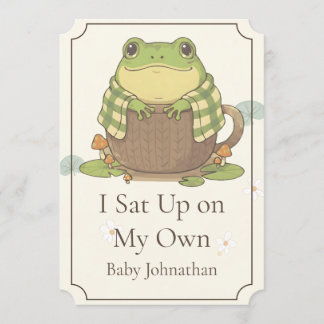 Personalised Woodland Meet Zochi Milestone Card