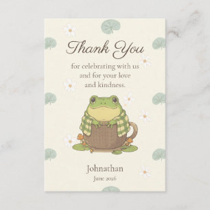 Personalised Woodland Meet Zochi Thank You Card