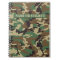 Personalised Woodland Military Camouflage Notebook