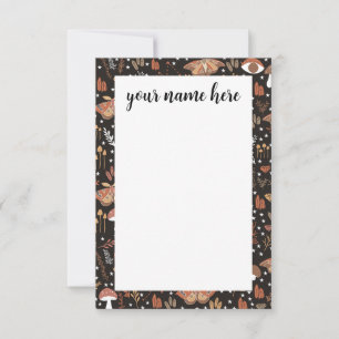 Personalised Woodland Notecards